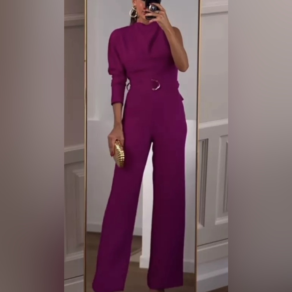 Zara Purple Jumpsuit